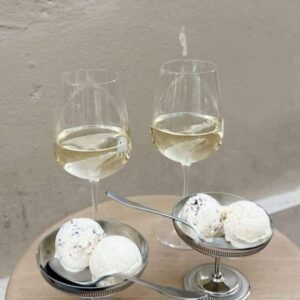 Champagne and Ice Cream - low carb edition