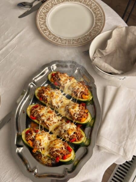 stuffed zuccinni